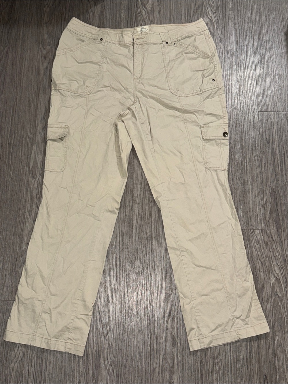 St. John's Bay Women's Beige Cargo Trousers